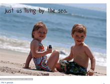 Tablet Screenshot of justuslivingbythesea.blogspot.com