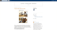 Desktop Screenshot of lovevintagebikes.blogspot.com