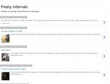 Tablet Screenshot of frostyintervals.blogspot.com