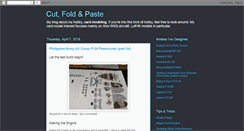Desktop Screenshot of cutfoldpaste.blogspot.com