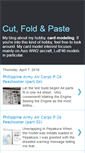 Mobile Screenshot of cutfoldpaste.blogspot.com