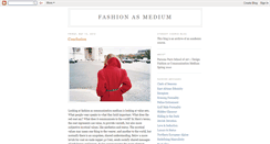 Desktop Screenshot of fashionmedium.blogspot.com