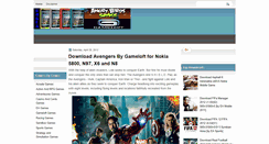 Desktop Screenshot of nokiamobilegame.blogspot.com
