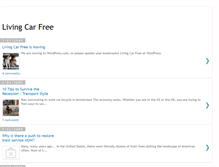 Tablet Screenshot of carfree21.blogspot.com