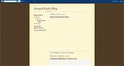 Desktop Screenshot of deepakkaul.blogspot.com