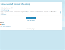 Tablet Screenshot of essay-online-shopping.blogspot.com