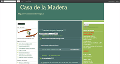Desktop Screenshot of casadelamadera.blogspot.com