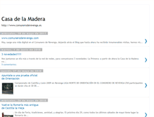 Tablet Screenshot of casadelamadera.blogspot.com