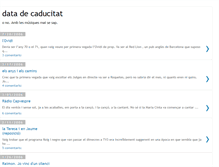 Tablet Screenshot of datadecaducitat.blogspot.com