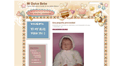 Desktop Screenshot of mibebedulce.blogspot.com