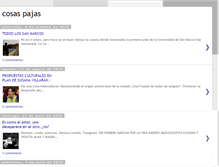 Tablet Screenshot of cosaspajas.blogspot.com