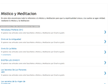 Tablet Screenshot of misticoymeditacion.blogspot.com