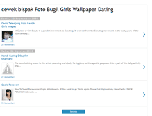 Tablet Screenshot of cewek-bispak-bugil.blogspot.com