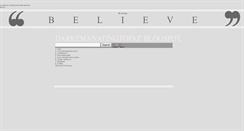 Desktop Screenshot of darkemanatingtopaz.blogspot.com