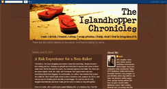 Desktop Screenshot of islandhopperchronicles.blogspot.com