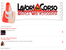 Tablet Screenshot of lavori-in-corso-web.blogspot.com