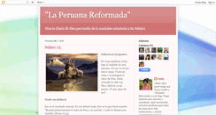 Desktop Screenshot of laperuanareformada.blogspot.com