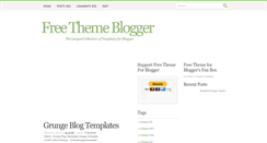Desktop Screenshot of free-theme-blogger.blogspot.com