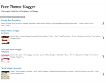 Tablet Screenshot of free-theme-blogger.blogspot.com
