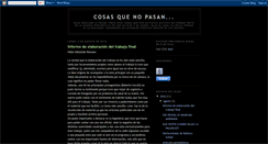 Desktop Screenshot of cosas-que-no-pasan.blogspot.com