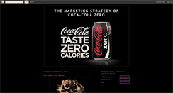 Desktop Screenshot of marketingstrategycocacolazero.blogspot.com