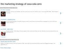 Tablet Screenshot of marketingstrategycocacolazero.blogspot.com