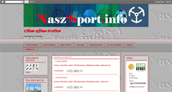 Desktop Screenshot of naszsportinfo.blogspot.com