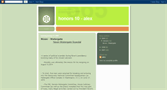 Desktop Screenshot of alexhonors.blogspot.com