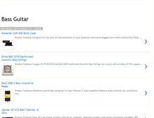Tablet Screenshot of bassguitar-shoplist.blogspot.com