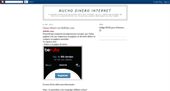 Desktop Screenshot of muchodinerointernet.blogspot.com