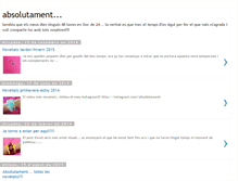 Tablet Screenshot of absolutament.blogspot.com