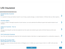 Tablet Screenshot of 4ulifeinsurance.blogspot.com