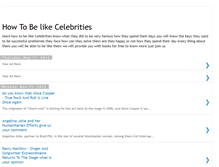 Tablet Screenshot of how-to-be-like-celebrities.blogspot.com