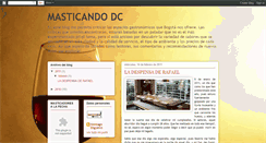 Desktop Screenshot of masticandodc.blogspot.com