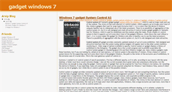 Desktop Screenshot of gadgetwindows7.blogspot.com