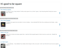 Tablet Screenshot of itsgoodtobesquare.blogspot.com