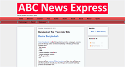 Desktop Screenshot of abcnewsexpress.blogspot.com