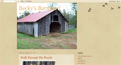 Desktop Screenshot of beckysbarnyard.blogspot.com