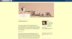 Desktop Screenshot of glutenfreebridetobe.blogspot.com