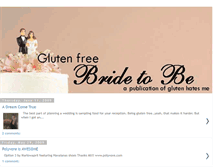 Tablet Screenshot of glutenfreebridetobe.blogspot.com