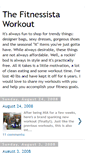 Mobile Screenshot of fitnessistaworkout.blogspot.com