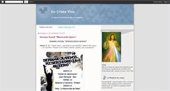 Desktop Screenshot of encristovivo.blogspot.com
