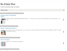 Tablet Screenshot of encristovivo.blogspot.com