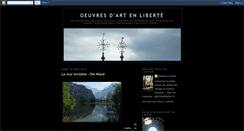 Desktop Screenshot of oeuvresdartenliberte.blogspot.com