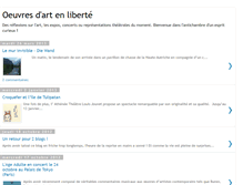 Tablet Screenshot of oeuvresdartenliberte.blogspot.com