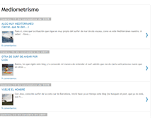 Tablet Screenshot of mediometrismo.blogspot.com