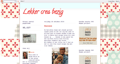 Desktop Screenshot of lekkercreabezig.blogspot.com