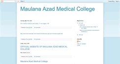 Desktop Screenshot of maulanaazadmedicalcollege.blogspot.com