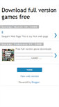 Mobile Screenshot of freefullversiongames.blogspot.com