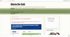 Desktop Screenshot of gloriaoncall.blogspot.com
